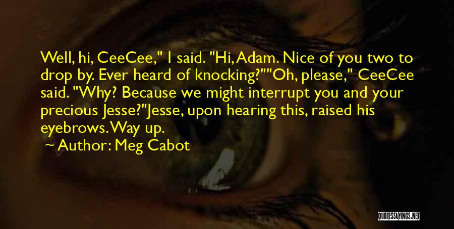 Your Eyebrows Quotes By Meg Cabot