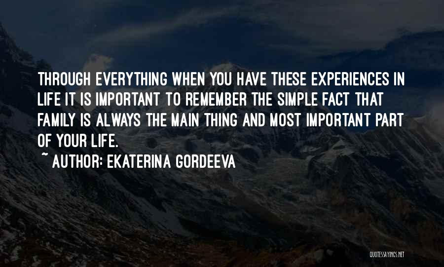 Your Family Is Everything Quotes By Ekaterina Gordeeva