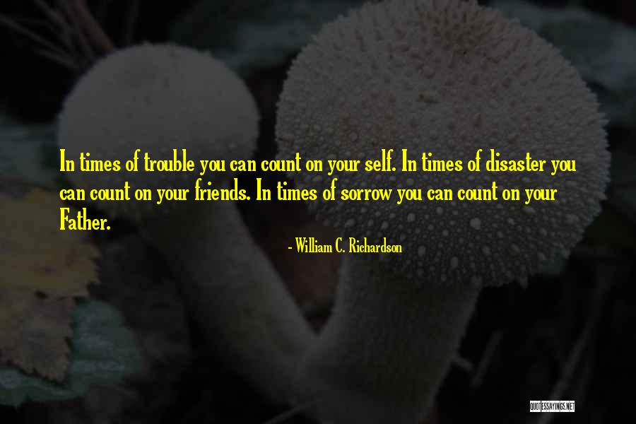 Your Friends Quotes By William C. Richardson