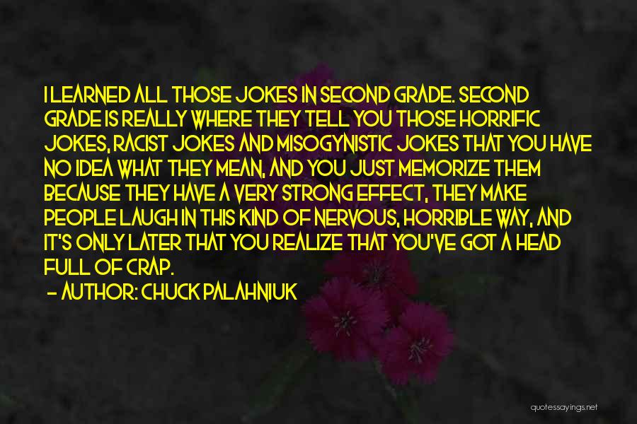 Your Full Of Crap Quotes By Chuck Palahniuk