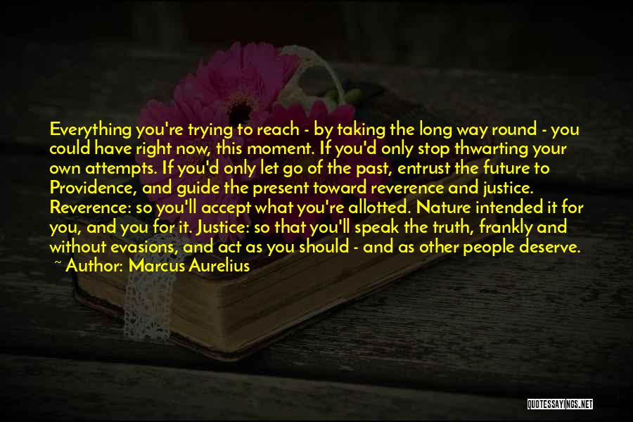 Your Future And Past Quotes By Marcus Aurelius