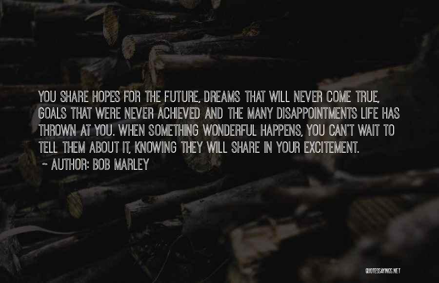 Your Future Goals Quotes By Bob Marley