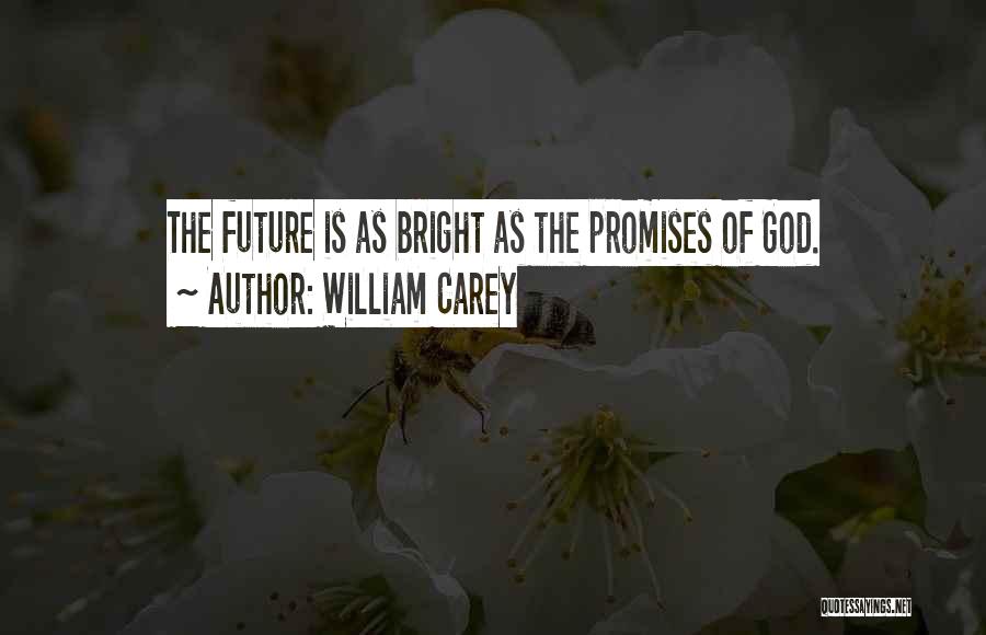 Your Future Is Bright Quotes By William Carey