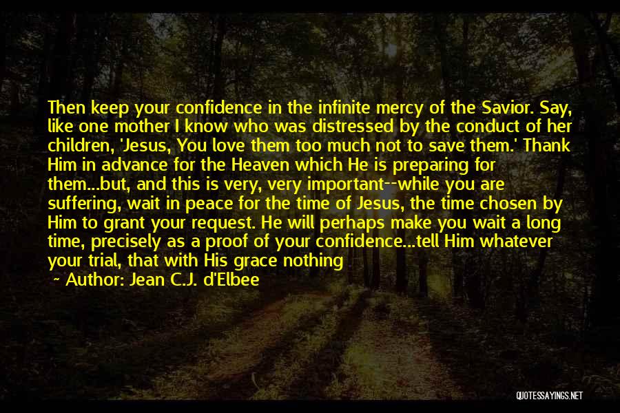 Your Grace And Mercy Quotes By Jean C.J. D'Elbee