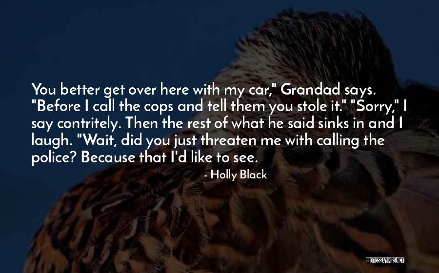 Your Grandad Quotes By Holly Black