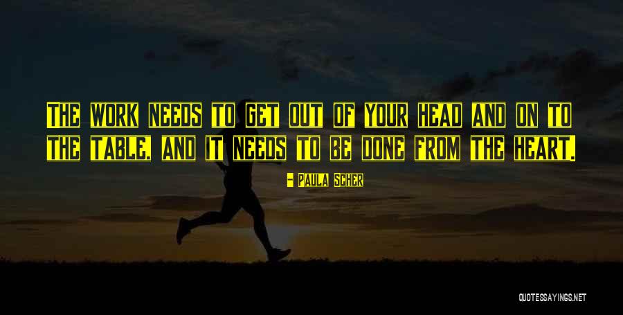 Your Head And Your Heart Quotes By Paula Scher Your Head And Your Heart Quotes By Paula Scher