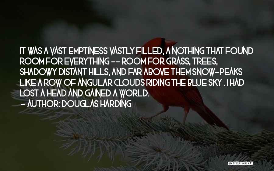 Your Head In The Clouds Quotes By Douglas Harding
