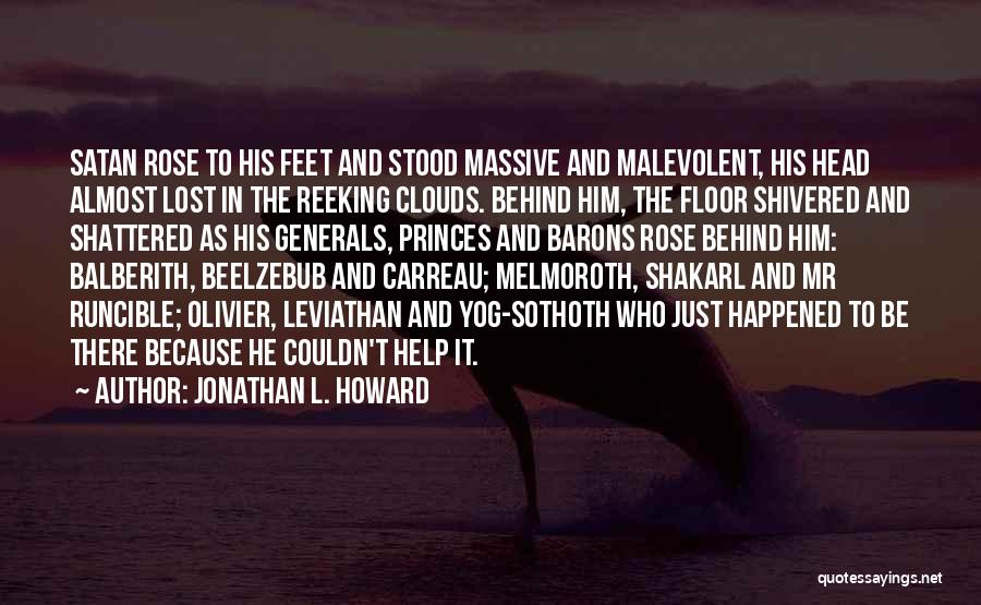 Your Head In The Clouds Quotes By Jonathan L. Howard