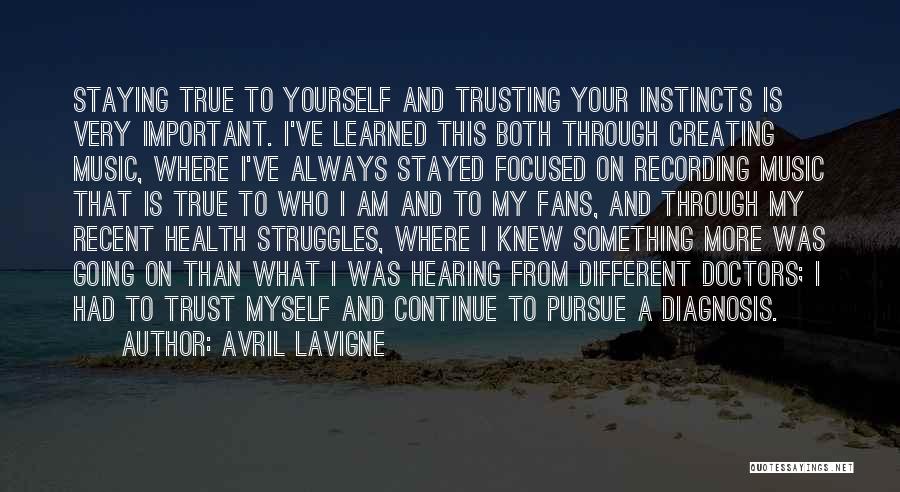 Your Health Is Important Quotes By Avril Lavigne