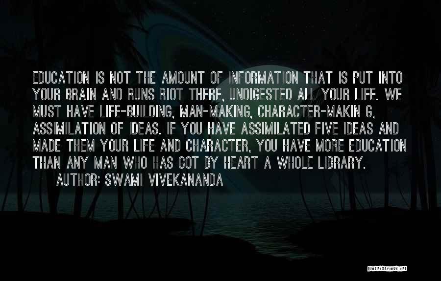 Your Heart And Brain Quotes By Swami Vivekananda