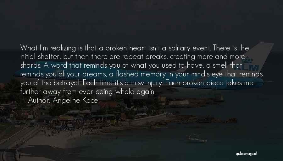 Your Heart Being Broken Quotes By Angeline Kace