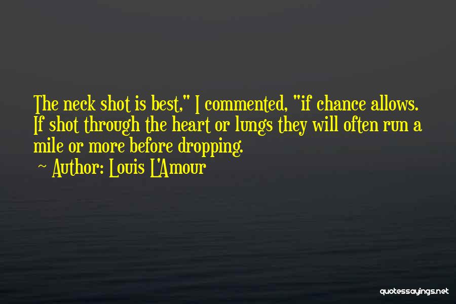 Your Heart Dropping Quotes By Louis L'Amour
