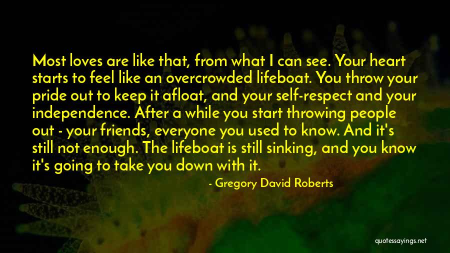 Your Heart Sinking Quotes By Gregory David Roberts