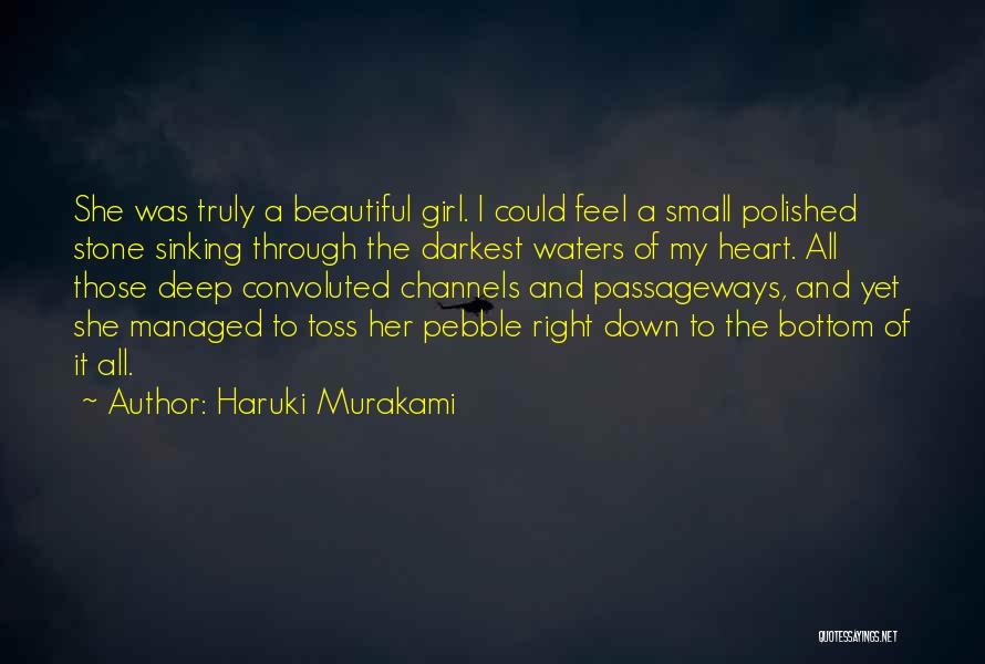 Your Heart Sinking Quotes By Haruki Murakami