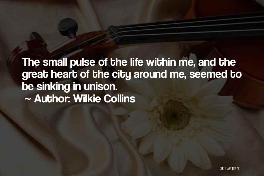 Your Heart Sinking Quotes By Wilkie Collins