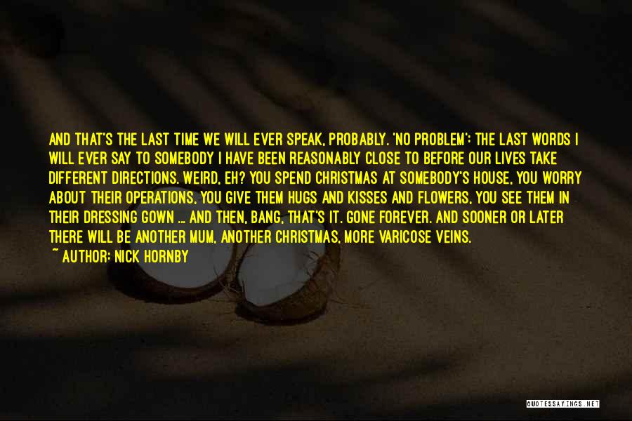 Your Hugs And Kisses Quotes By Nick Hornby