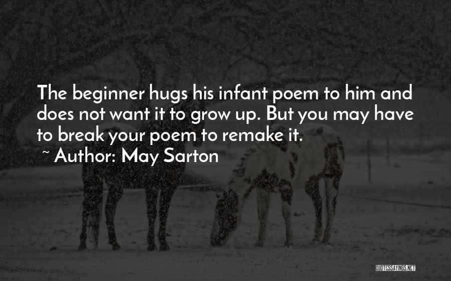 Your Hugs Quotes By May Sarton