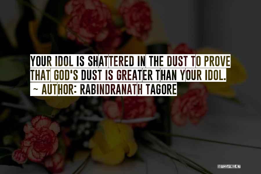 Your Idol Quotes By Rabindranath Tagore