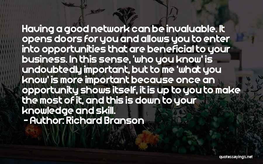 Your Important To Me Quotes By Richard Branson