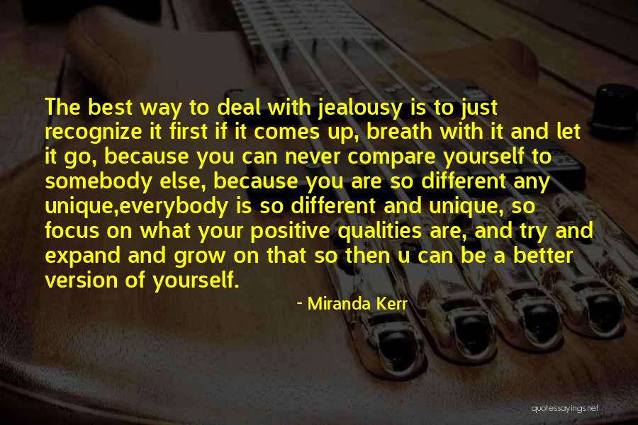 Your Jealousy Quotes By Miranda Kerr Your Jealousy Quotes By Miranda Kerr