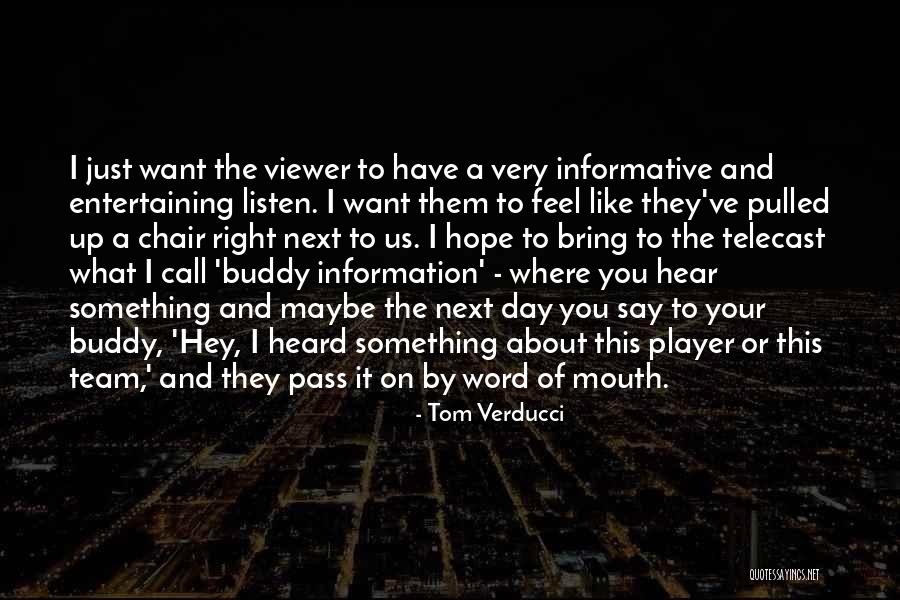 Your Just A Player Quotes By Tom Verducci Your Just A Player Quotes By Tom Verducci