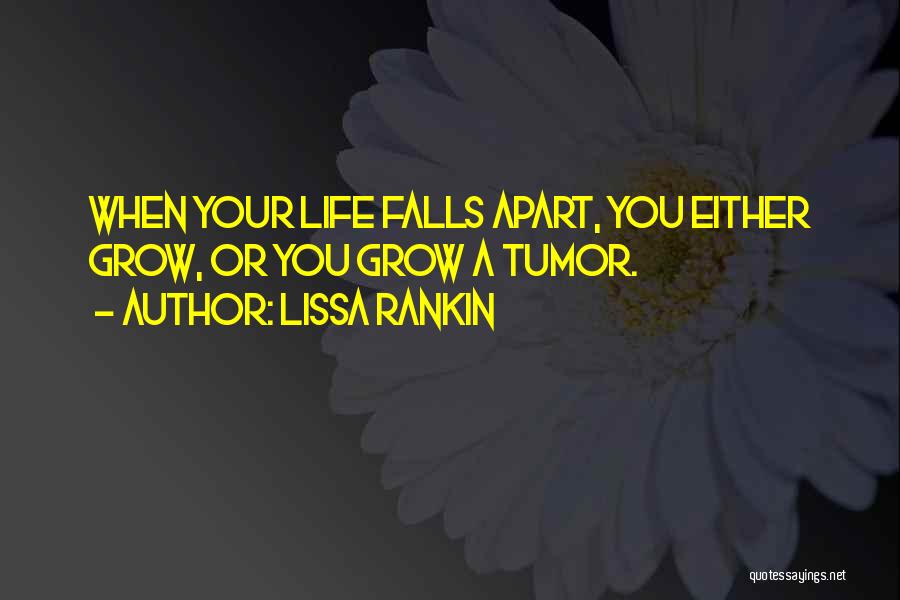 Your Life Falling Apart Quotes By Lissa Rankin