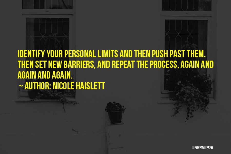 Your Limits Quotes By Nicole Haislett