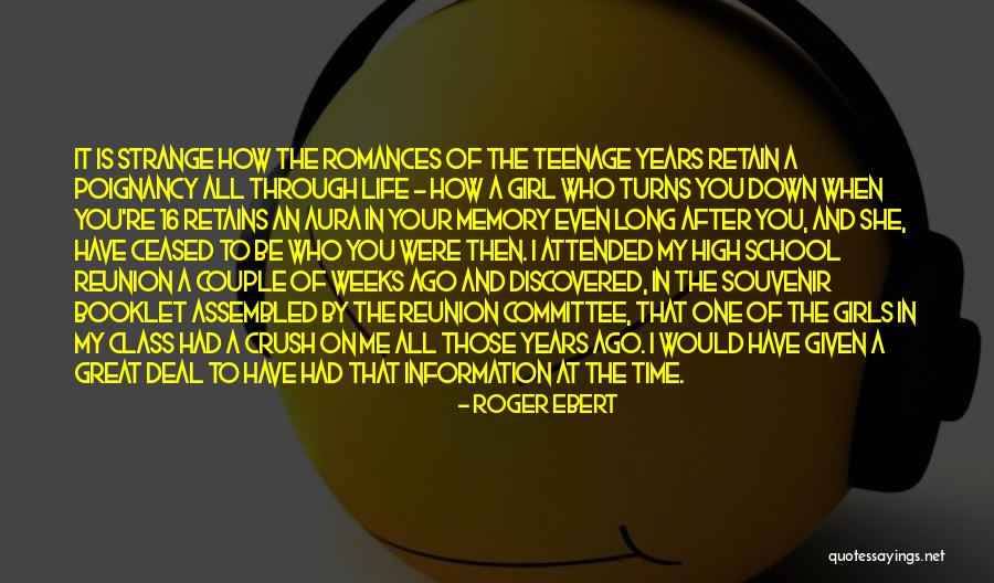 Your Long Time Crush Quotes By Roger Ebert Your Long Time Crush Quotes By Roger Ebert