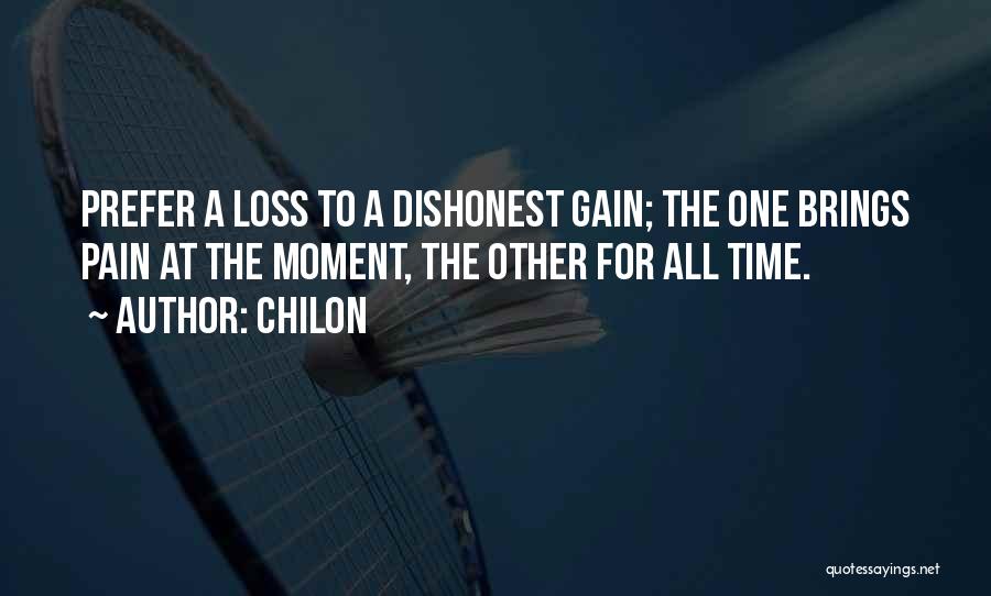 Your Loss Is Gain Quotes By Chilon