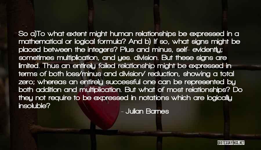 Your Loss Relationship Quotes By Julian Barnes