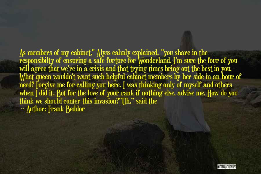 Your Love In The Past Quotes By Frank Beddor
