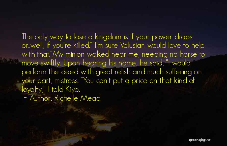 Your Love Is My Power Quotes By Richelle Mead
