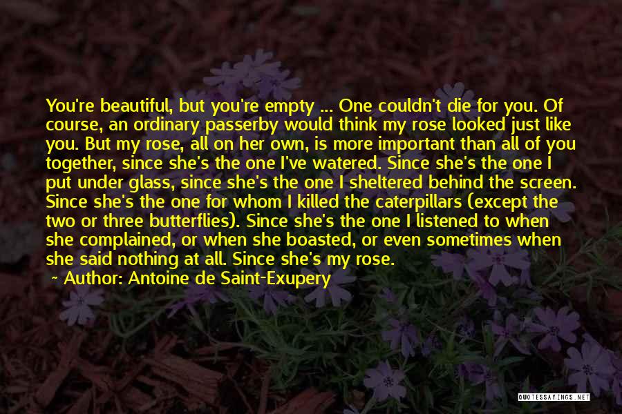 Your Love Killed Me Quotes By Antoine De Saint-Exupery