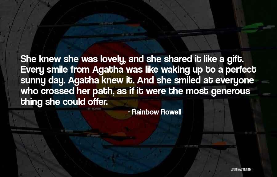 Your Lovely Smile Quotes By Rainbow Rowell Your Lovely Smile Quotes By Rainbow Rowell