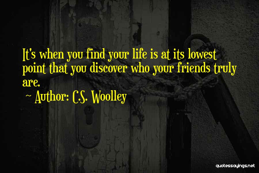 Your Lowest Point Quotes By C.S. Woolley