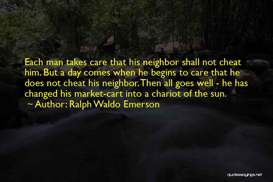 Your Man Cheating Quotes By Ralph Waldo Emerson