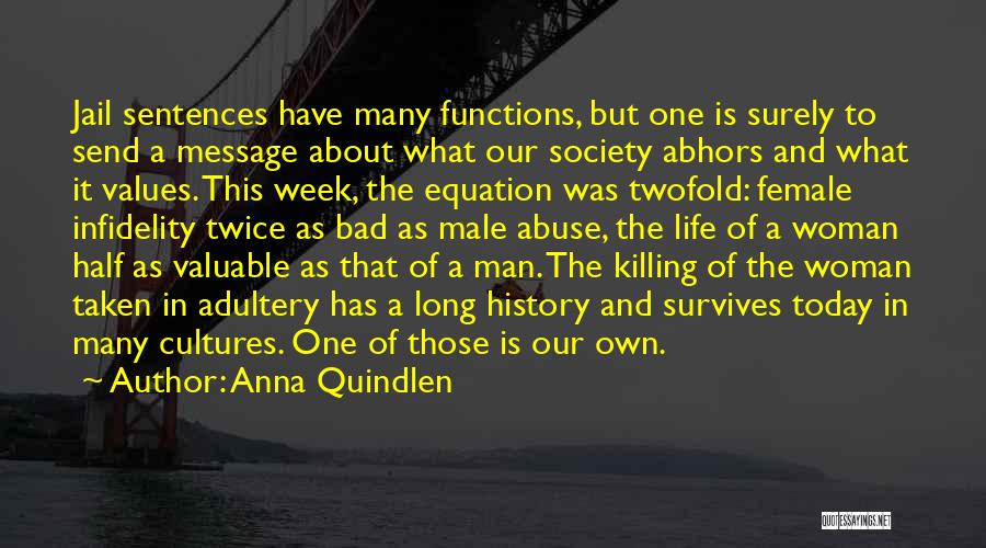 Your Man In Jail Quotes By Anna Quindlen