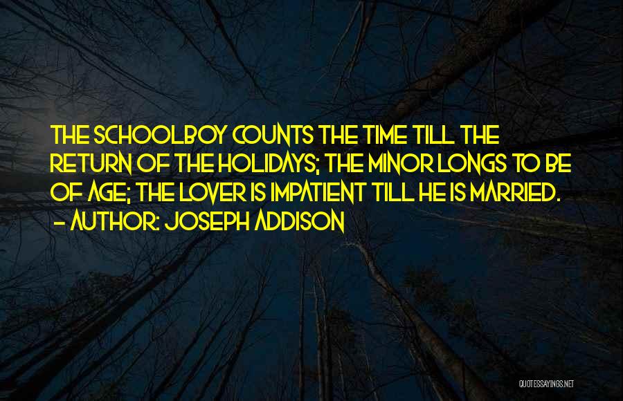 Your Married Lover Quotes By Joseph Addison