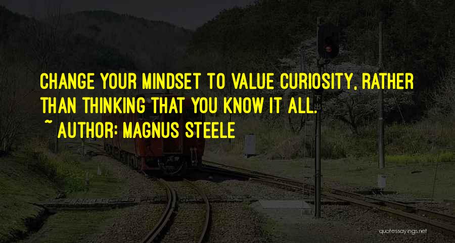 Your Mindset Quotes By Magnus Steele