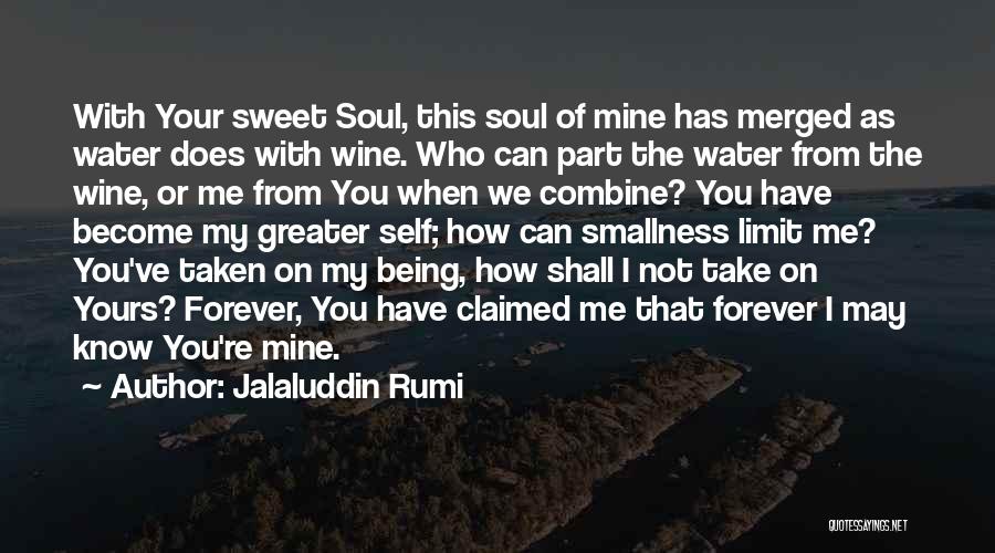 Your Mine I'm Yours Quotes By Jalaluddin Rumi