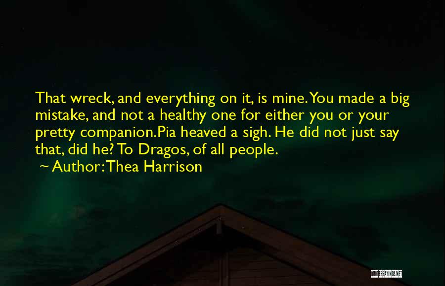 Your Mine Quotes By Thea Harrison