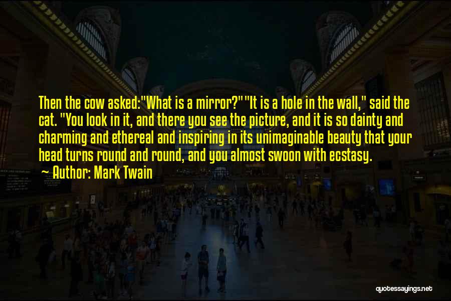 Your Mirror Image Quotes By Mark Twain