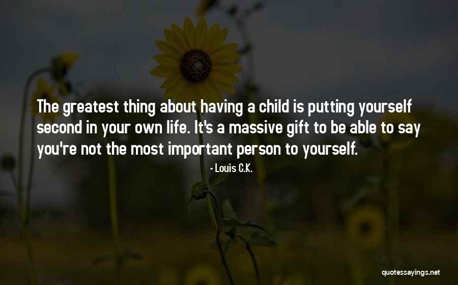 Your Most Important Person Quotes By Louis C.K. Your Most Important Person Quotes By Louis C.K.