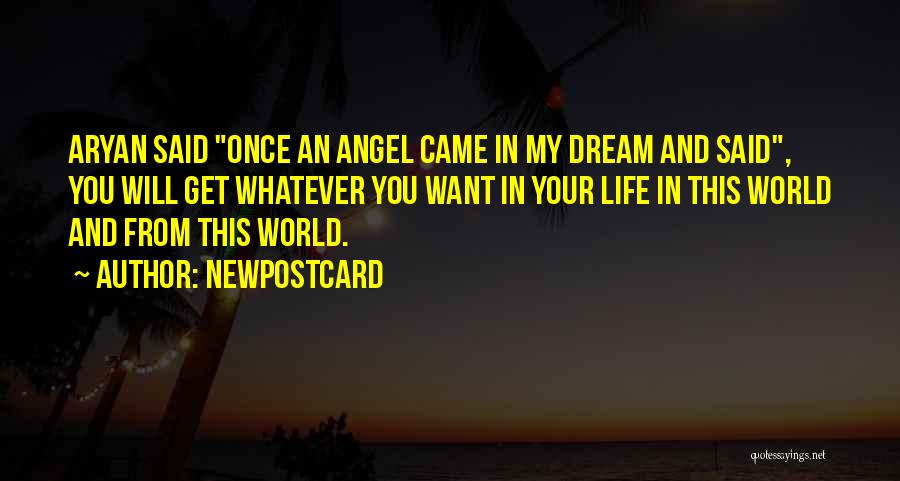 Your My Angel Quotes By Newpostcard