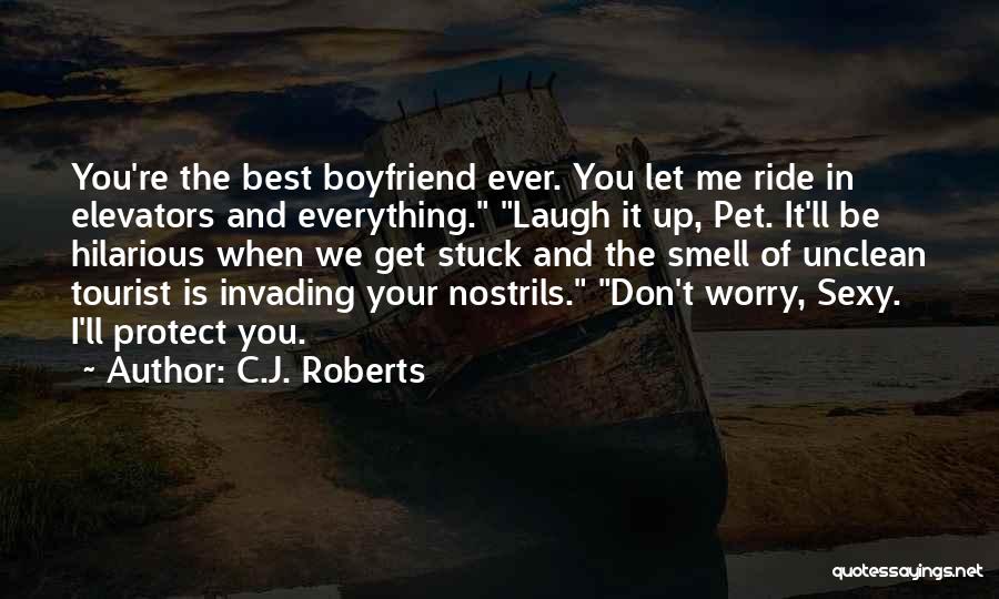 Your My Everything Boyfriend Quotes By C.J. Roberts