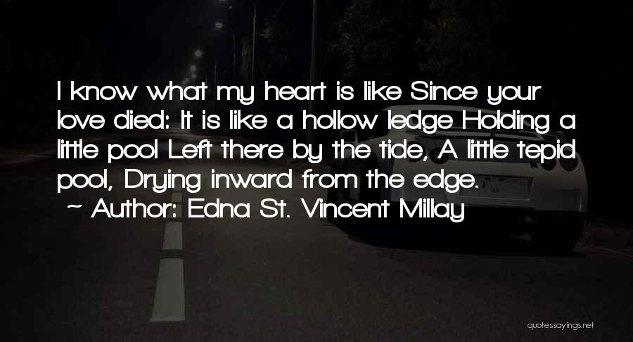 Your My Heart Quotes By Edna St. Vincent Millay