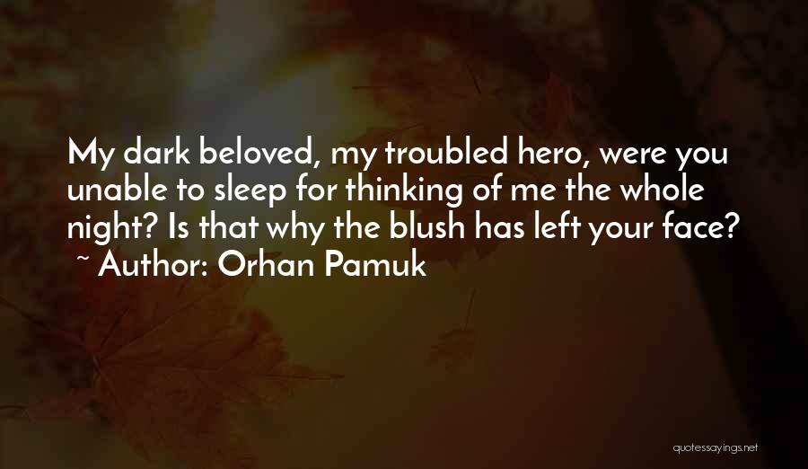 Your My Hero Love Quotes By Orhan Pamuk