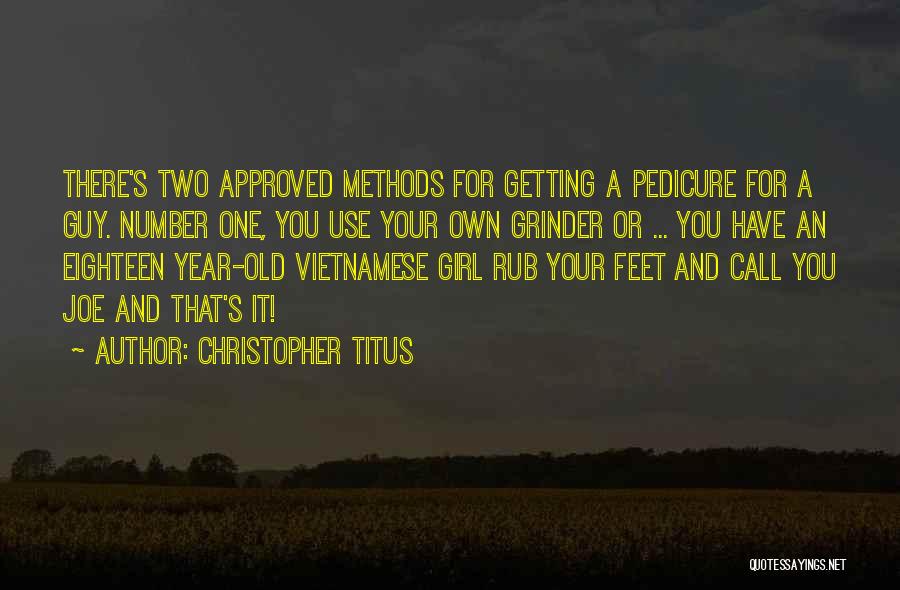 Your My Number One Girl Quotes By Christopher Titus