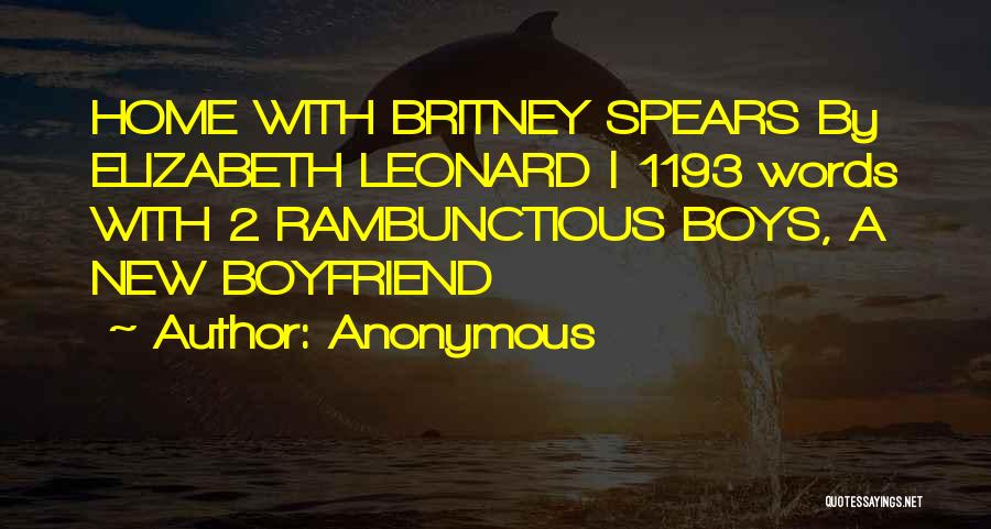 Your New Boyfriend Quotes By Anonymous