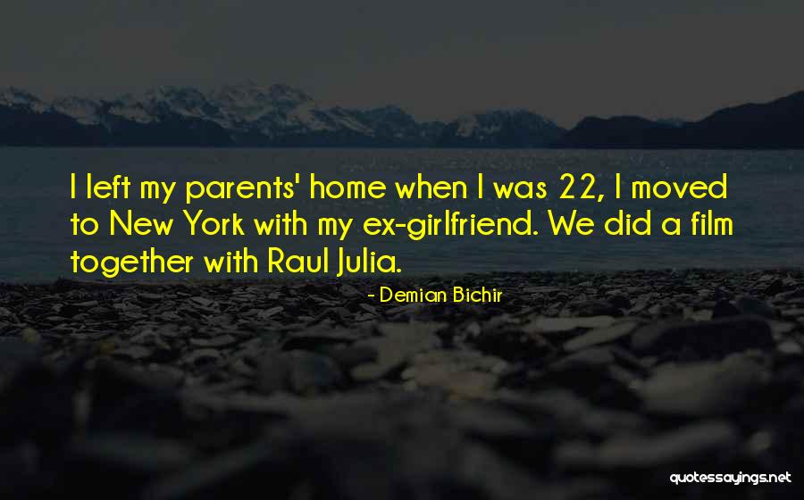 Your New Girlfriend Quotes By Demian Bichir